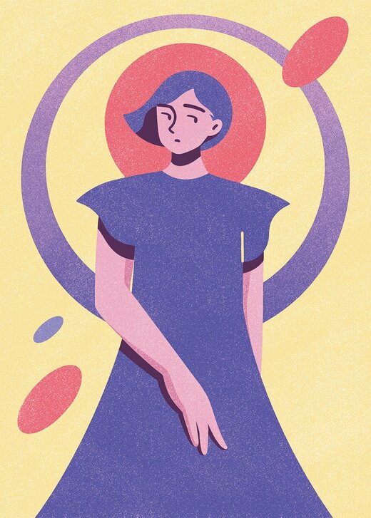 朝日タイプのイラスト