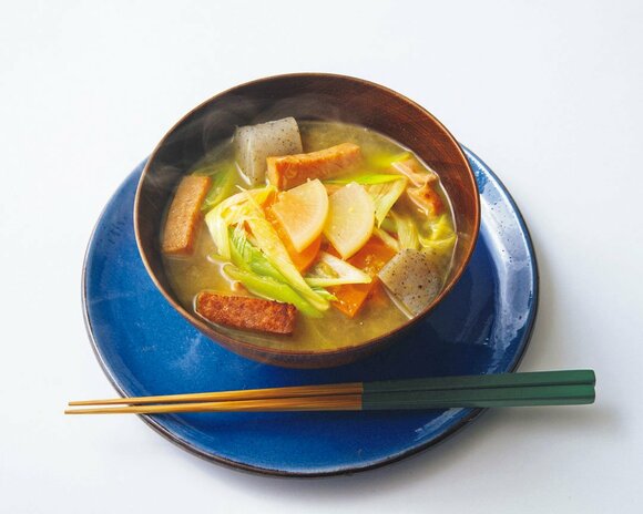スパムの豚汁