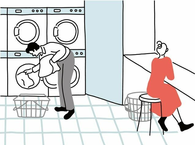 コインランドリーイラスト