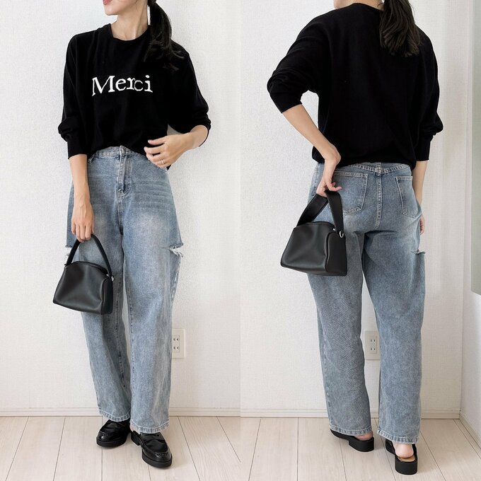 ロゴニット着用