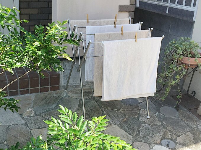 木村さん マイ物干し