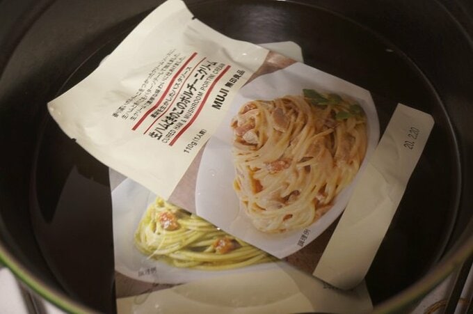 湯せんする場合