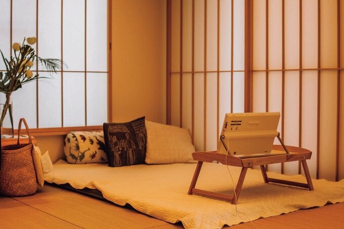 マットとパソコンの部屋