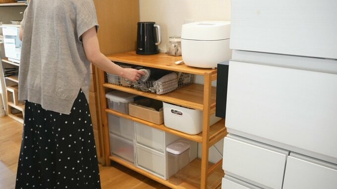 キッチン収納引き