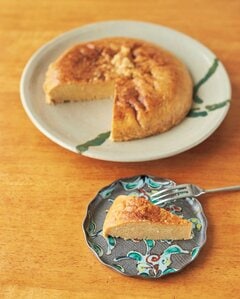 自家製ホットケーキミックスでヨーグルトチーズケーキ