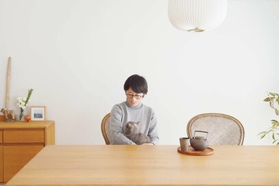 日当たりのいい物件を購入してマンションリノベ。人もネコも心地よく