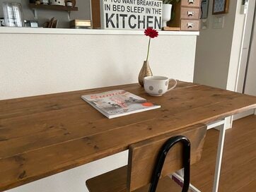 天板のリメイクだけで、テーブルの雰囲気をガラリと変えるテク