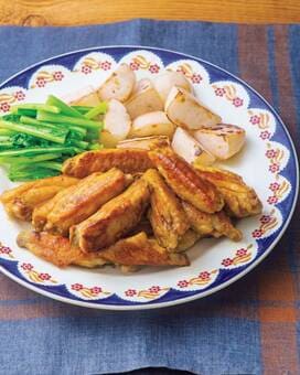 カレー×しょうゆで鶏の手羽中炒め。満足ある味なのに低糖質