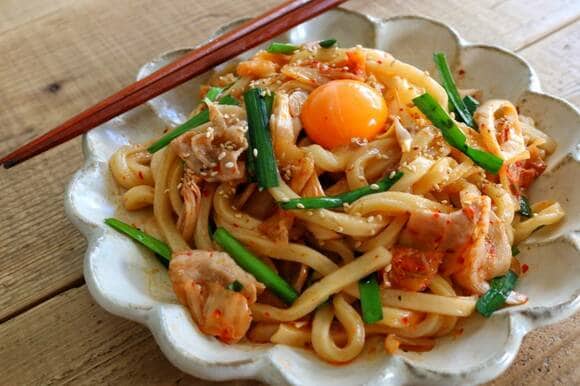 豚キムチうどん