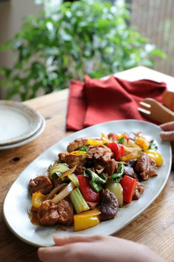 鶏肉のピリ辛回鍋肉