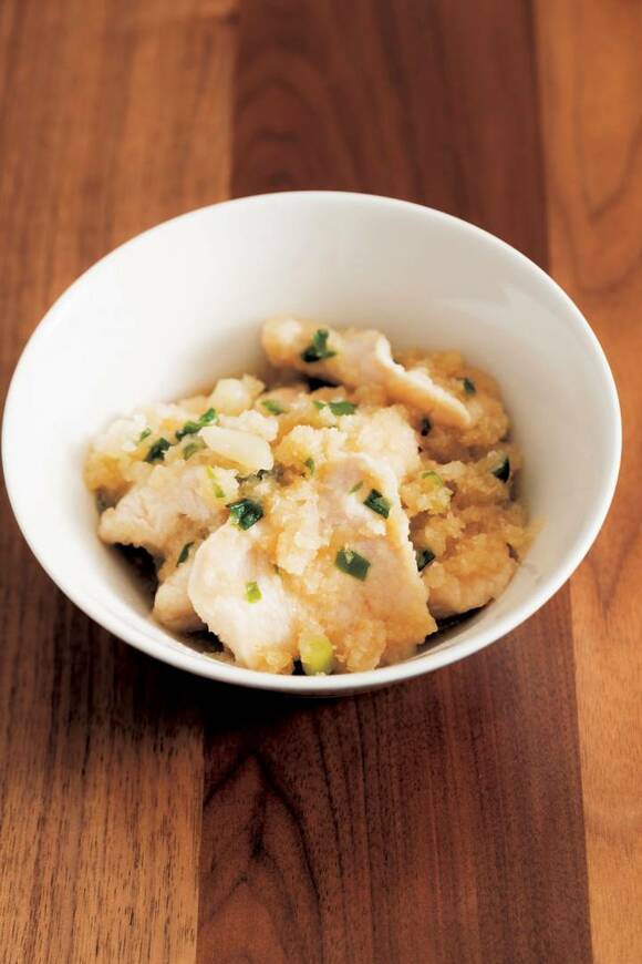 どんぶりに料理