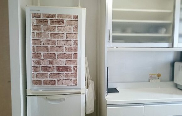 冷蔵庫にリメイクシール