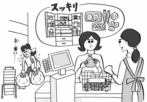 イラストお買いもの