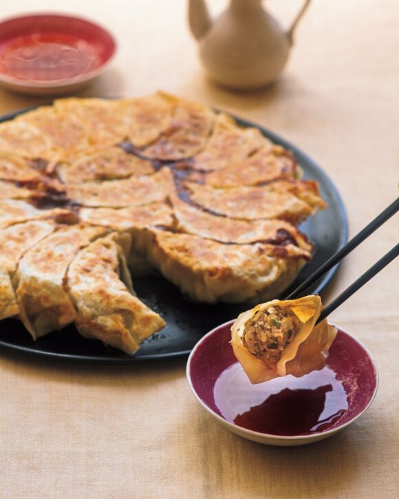 キノコたっぷり焼きギョーザ