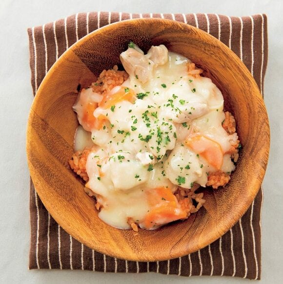 クリームシチュー丼
