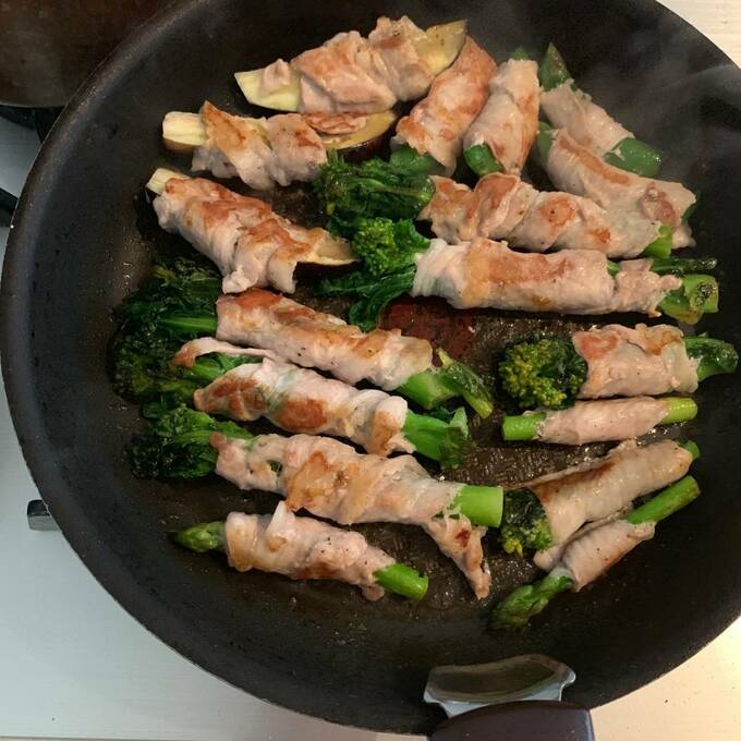 見た目も豪華な肉巻き