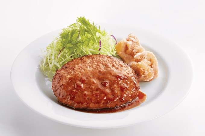 ハンバーグと唐揚げ