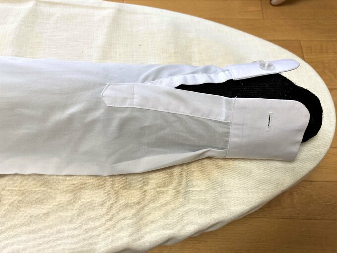 袖アイロン