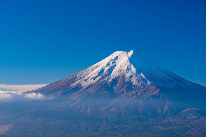 富士山と快晴