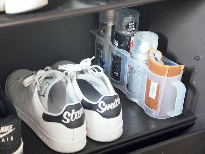 シューケアグッズの収納