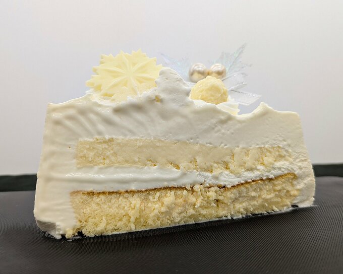 チーズケーキの断面