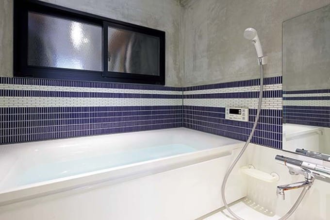 ハーフユニットバスを採用して窓のある浴室に