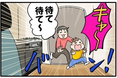 便利どころか危険！キッチンの回遊動線が、子どもの陸上トラックに