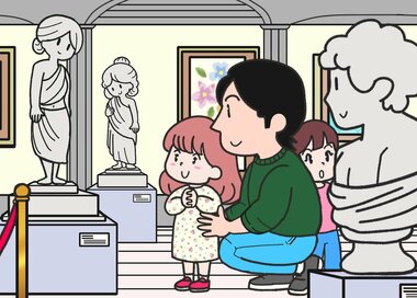 芸術の秋に美術館巡り…どこが違う？5つ見つけたらエラい＜間違い探し＞