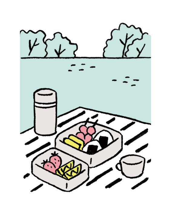 イラストお弁当