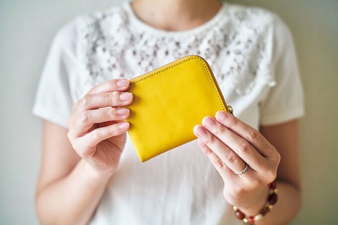 黄色いお財布