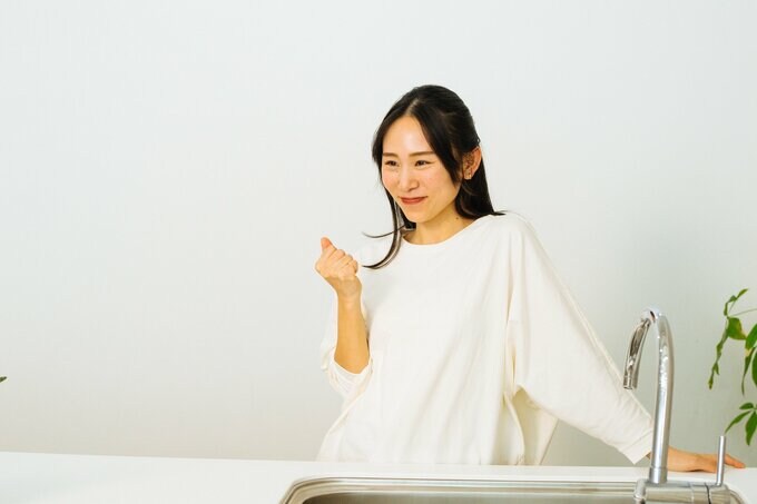 ガッツポーズ