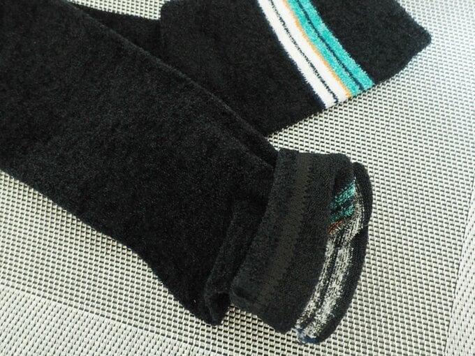 シェニール レトロボーダー柄