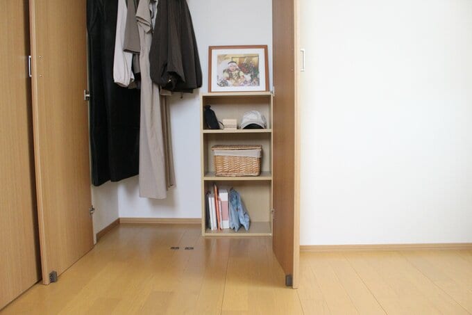 物が少ないクローゼット