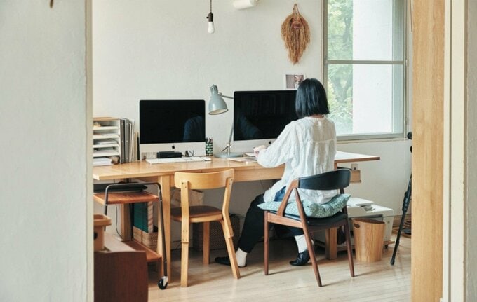 2LDKのマンションに夫と猫2匹で暮らすあさこさん