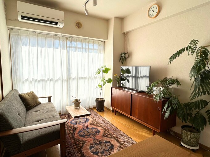 宮入さん宅のリビング