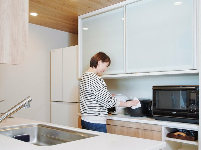 キッチン家電をふくところ