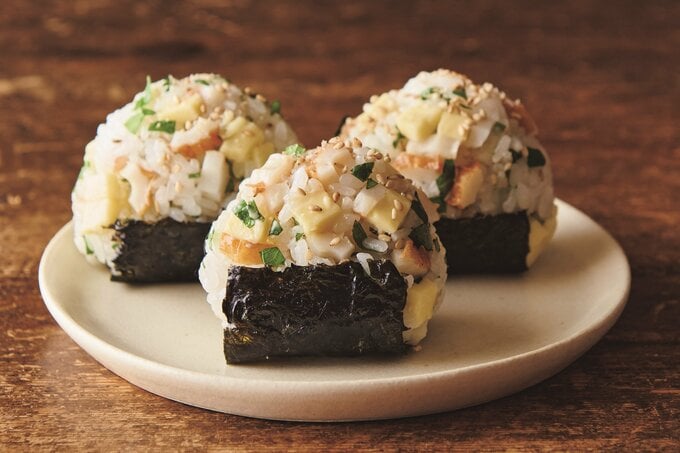 ちくチーのマヨしょうゆおにぎり