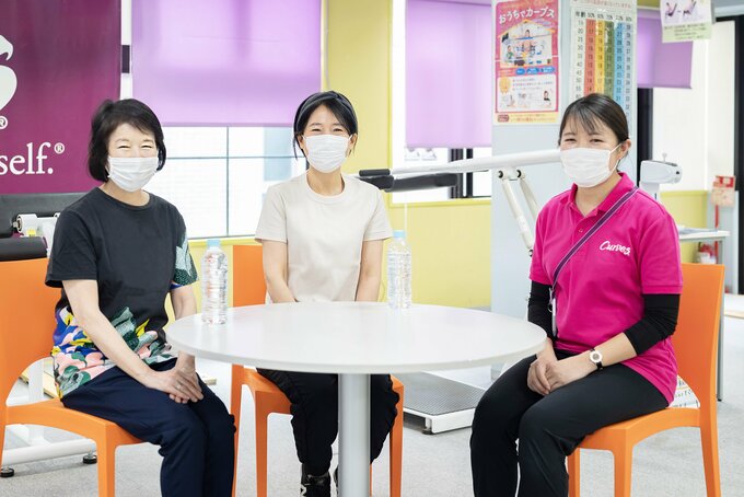 会員さんとコーチの方と