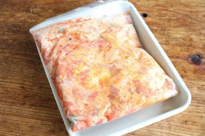 下味冷凍でつくる豚キムチ うま味凝縮で味つけラクちん Esseonline エッセ オンライン