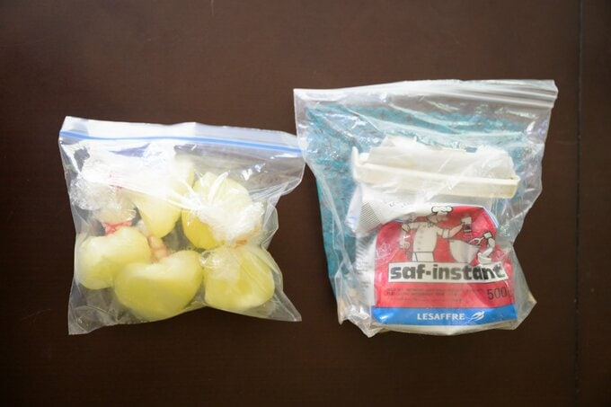 余ったお菓子の材料は冷凍