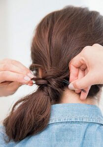 アメピンで固定