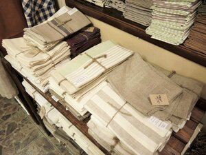 リネンのキッチンクロス