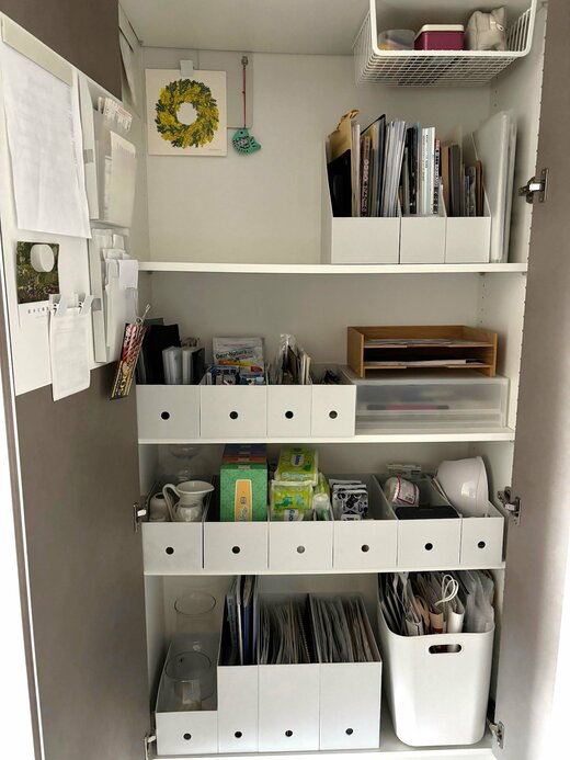 書類をしまったリビング収納。無印良品を活かしてすっきり＆すぐ見つかる