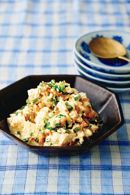 くずし豆腐とザーサイのナムル