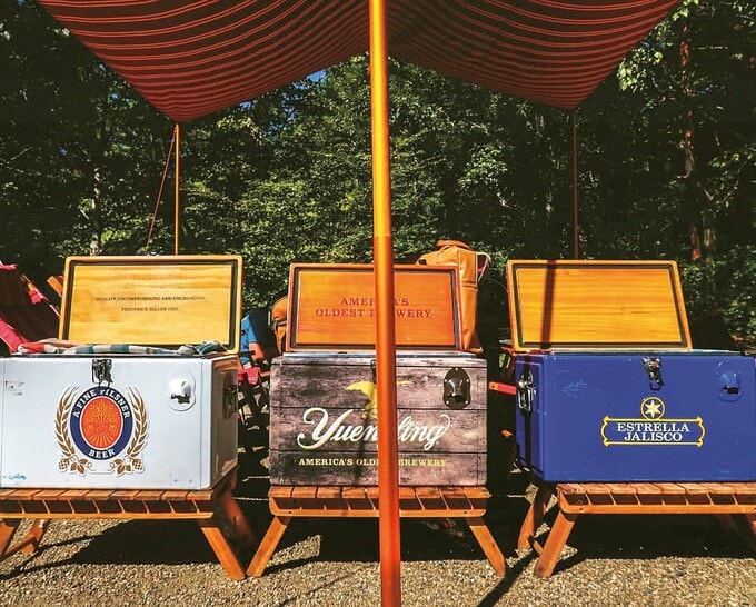 アメリカのクラフトビールメーカーのクーラーボックス