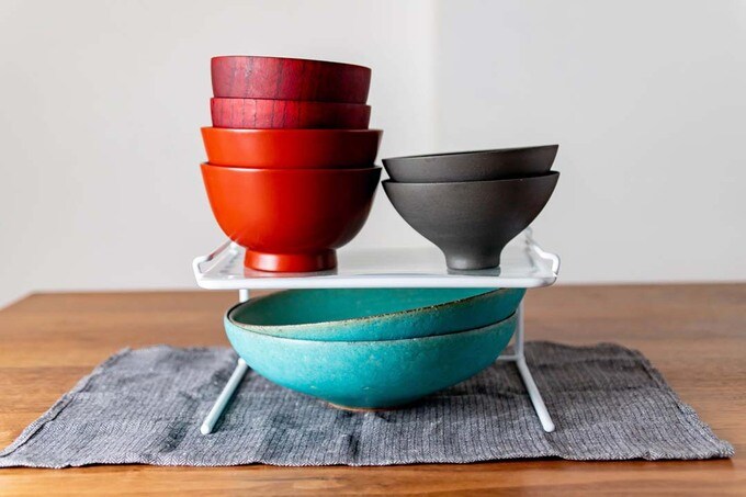 食器収納用のラックを使う