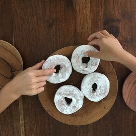 ＜モデル・AYUMIのあゆんこの巣＞カリッふわっとおいしい天然酵母のドーナツづくり