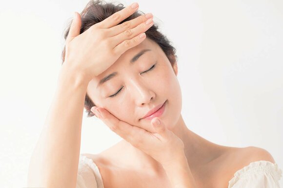 ハンドプレスで密着