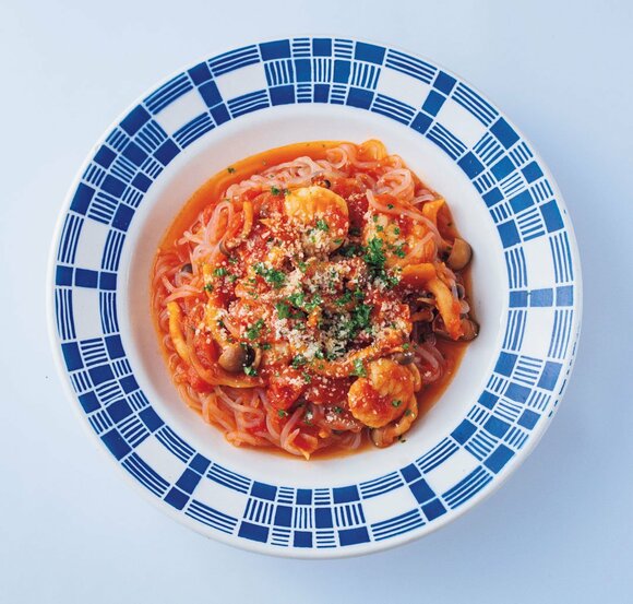 しらたきトマトパスタ