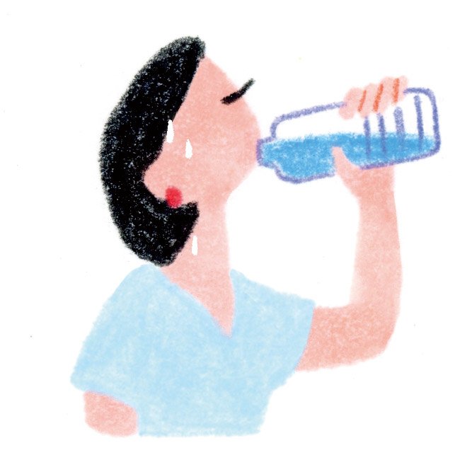 飲むイラスト